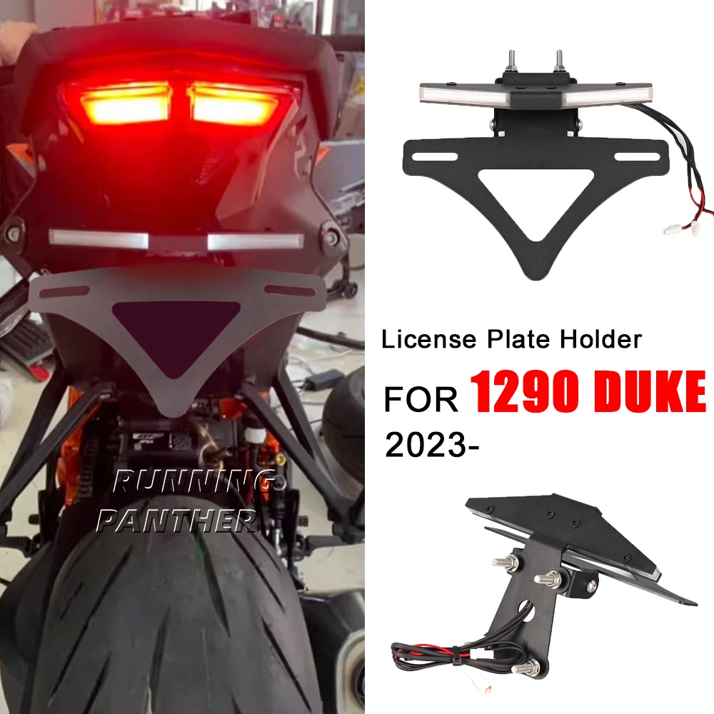 New motorcycle license plate holder with short tail license plate holder and light suitable FOR KTM 1290 DUKE 2020-2025
New motorcycle license plate holder with short tail license plate holder and light suitable FOR KTM 1290 DUKE 2020-2025