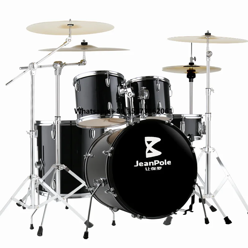 Jazz Drum Set Professional Musical Percussion Instrument 5 Pieces 4 Cymbal Kits Adult Beginners
Jazz Drum Set Professional Musical Percussion Instrument 5 Pieces 4 Cymbal Kits Adult Beginners