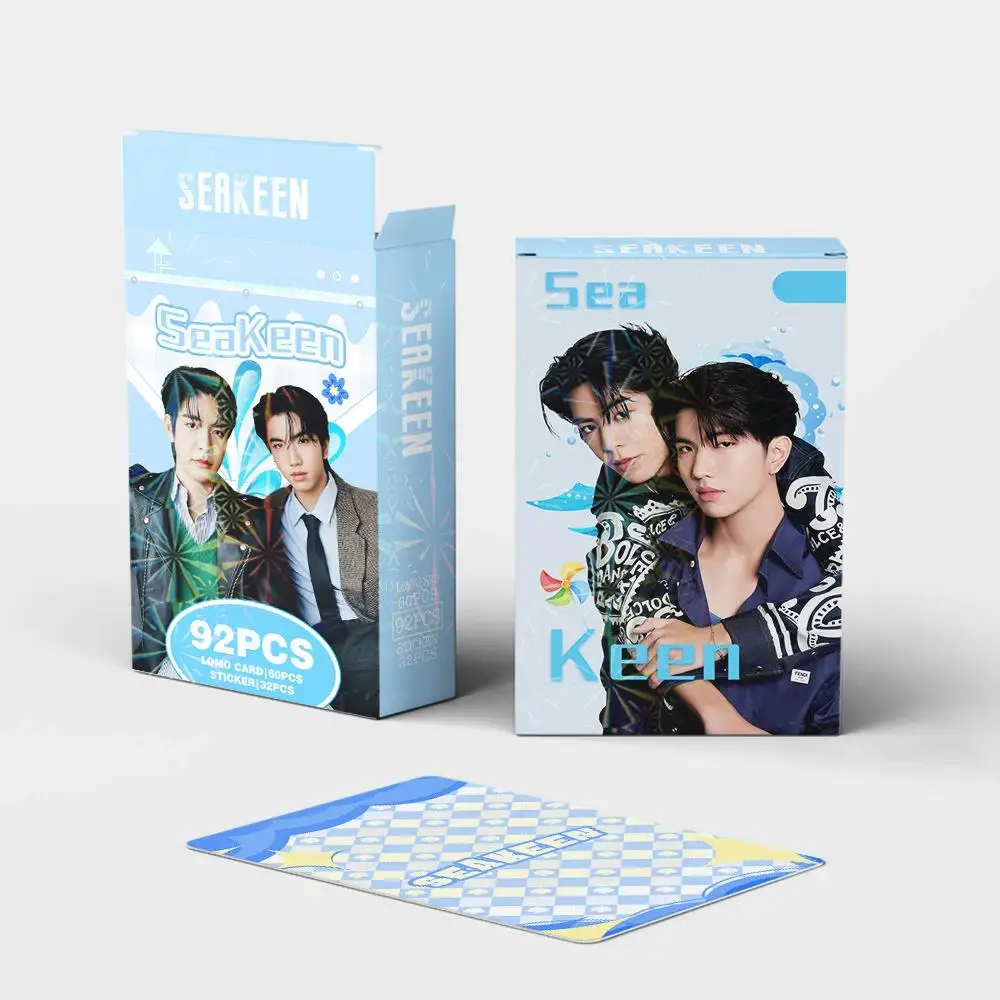 92PCS Sea & Keen Collectible LOMO Cards, SeaKeen Thailand Star Photo Cards Set with Decorative Stickers for Scrapbook
92PCS Sea & Keen Collectible LOMO Cards, SeaKeen Thailand Star Photo Cards Set with Decorative Stickers for Scrapbook
