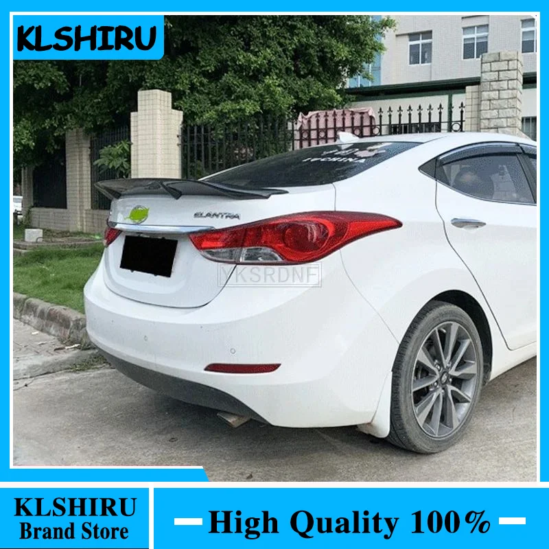 Для Hyundai Elantra 2012 2013 2014 2015, внешний задний спойлер из углеродного волокна, хвост багажника, крыло, украшение, Стайлинг автомобиля
Для Hyundai Elantra 2012 2013 2014 2015, внешний задний спойлер из углеродного волокна, хвост багажника, крыло, украшение, Стайлинг автомобиля
