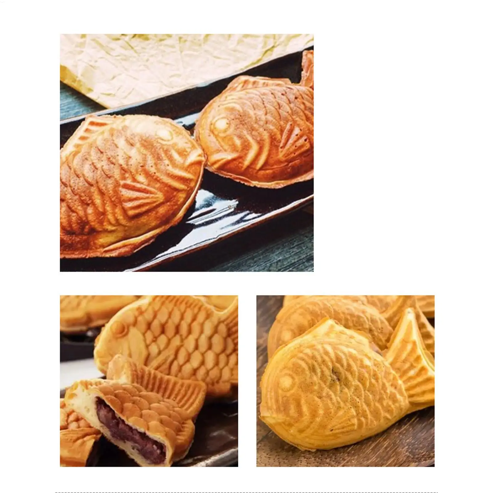 Taiyaki Fish Waffle Maker Non-Stick Aluminum With Long Handle Fish Shape Waffle Cake Maker For Catering Truck Home Gathering
Taiyaki Fish Waffle Maker Non-Stick Aluminum With Long Handle Fish Shape Waffle Cake Maker For Catering Truck Home Gathering