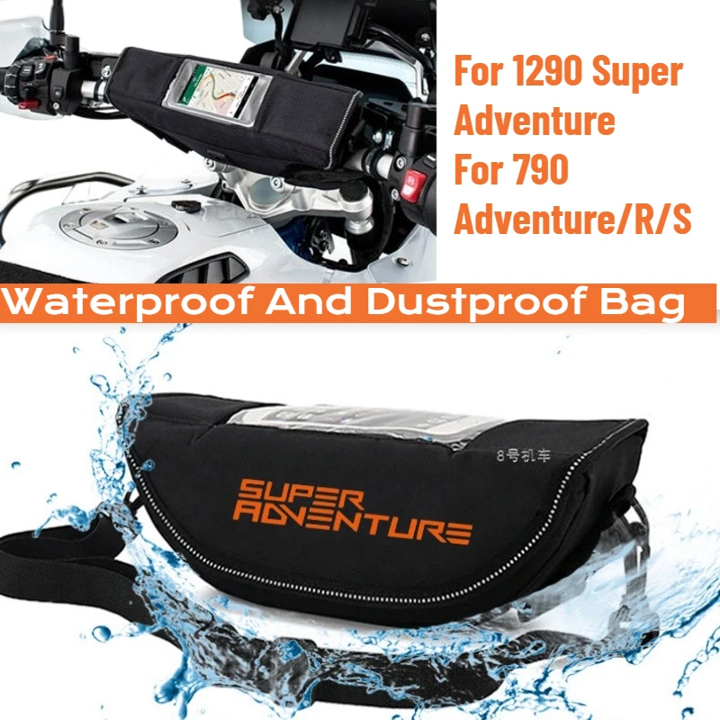 For 1290 Super Adventure 1290 Super Duke GT 790 Adventure/R/S Motorcycle Waterproof Handlebar Bag and Dustproof Handlebar
For 1290 Super Adventure 1290 Super Duke GT 790 Adventure/R/S Motorcycle Waterproof Handlebar Bag and Dustproof Handlebar
