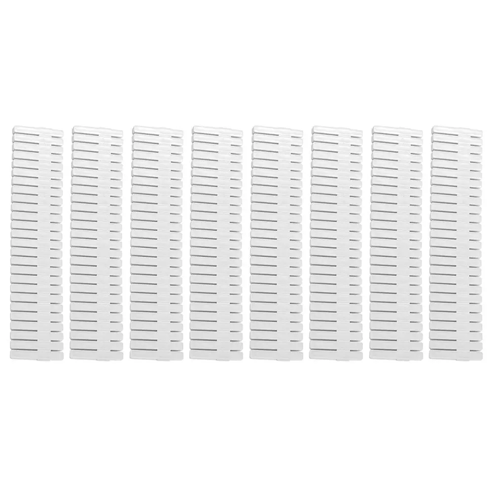 8Pcs Household Plastic Drawer Dividers Flexible Sub-Grid Separator Set for Drawers of All Sizes Easy Fast Effective Organization
8Pcs Household Plastic Drawer Dividers Flexible Sub-Grid Separator Set for Drawers of All Sizes Easy Fast Effective Organization