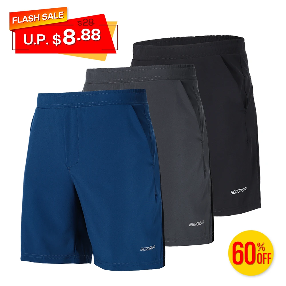 BERGRISAR Men's Running Shorts Gym Dry Fit 2 in 1 Sportswear Crossfit Jogging Workout Training With Built Tight 3 Pieces
BERGRISAR Men's Running Shorts Gym Dry Fit 2 in 1 Sportswear Crossfit Jogging Workout Training With Built Tight 3 Pieces