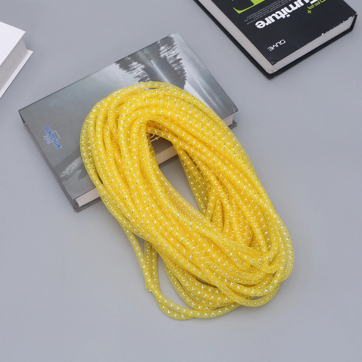 1pcs 1 Pack 25M Polyester Yarn Cord Mesh Tube Braided Rope For Diy Bracelet Necklace Crafts Making Yellow Handmade Jewelry
1pcs 1 Pack 25M Polyester Yarn Cord Mesh Tube Braided Rope For Diy Bracelet Necklace Crafts Making Yellow Handmade Jewelry