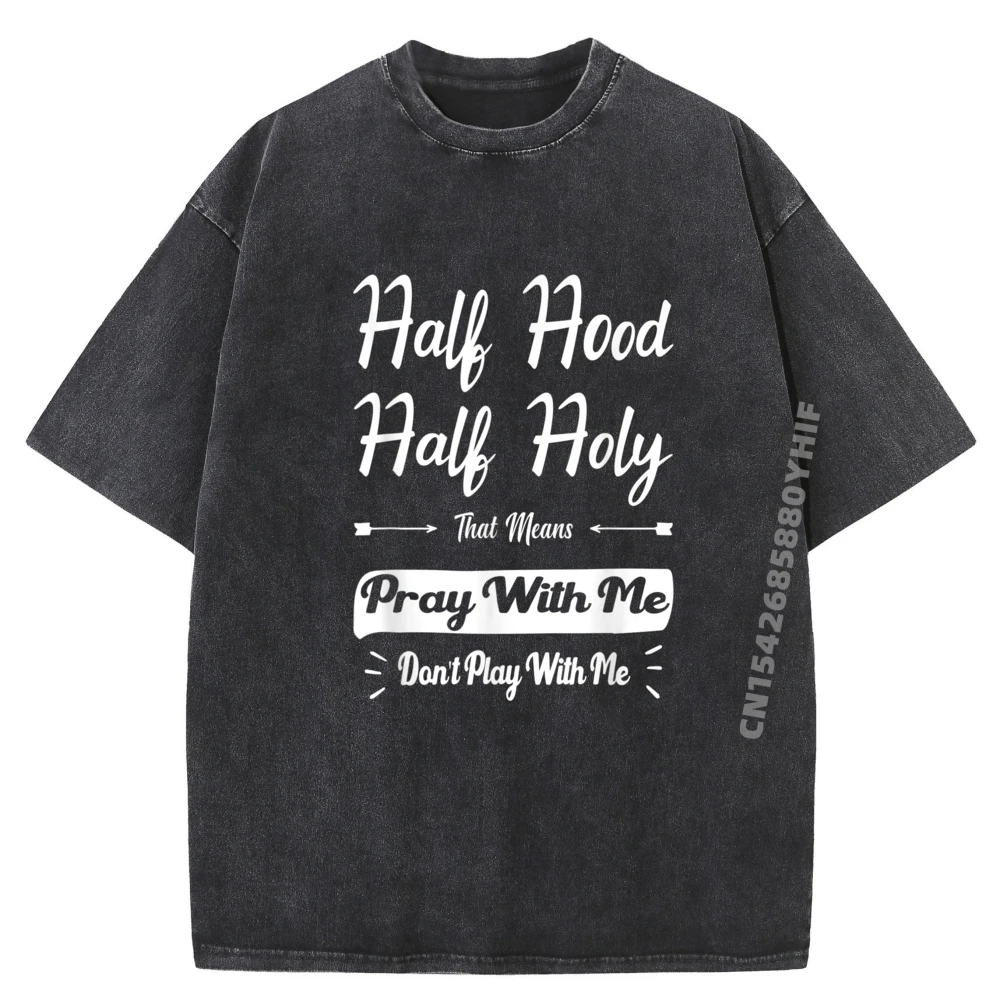 Female Graphic Casual Tees Simple Comfortable T Shirt Gift Short Sleeve Vintage Half Hood Half Holy T Shirt Funky Washed Shirt
Female Graphic Casual Tees Simple Comfortable T Shirt Gift Short Sleeve Vintage Half Hood Half Holy T Shirt Funky Washed Shirt