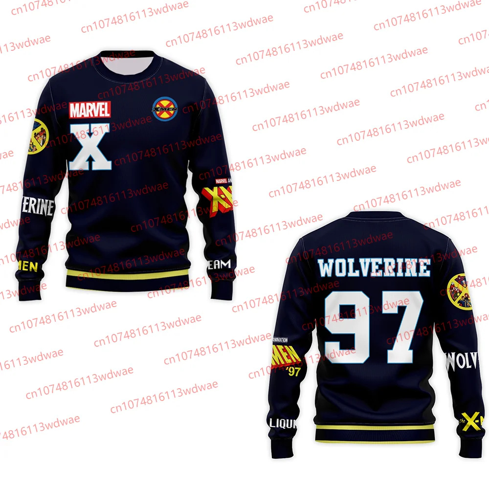 X-Men Long Sleeve Sweater Classic Autumn Winter Sweater Shirt Marvel Unisex Sport Superhero Marvel Anime Christmas Sweatshirt
X-Men Long Sleeve Sweater Classic Autumn Winter Sweater Shirt Marvel Unisex Sport Superhero Marvel Anime Christmas Sweatshirt