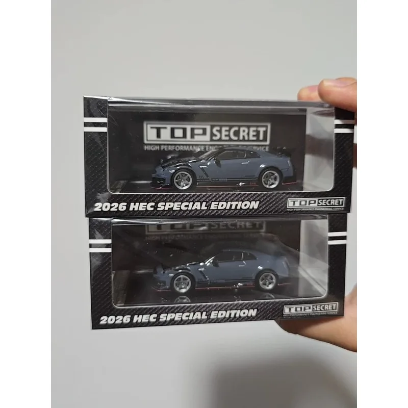 HEC Beijing TOP SECRET 1/64 alloy Nissan GT-R R35 simulation car model car figure for adult collection, gift for boys.
HEC Beijing TOP SECRET 1/64 alloy Nissan GT-R R35 simulation car model car figure for adult collection, gift for boys.