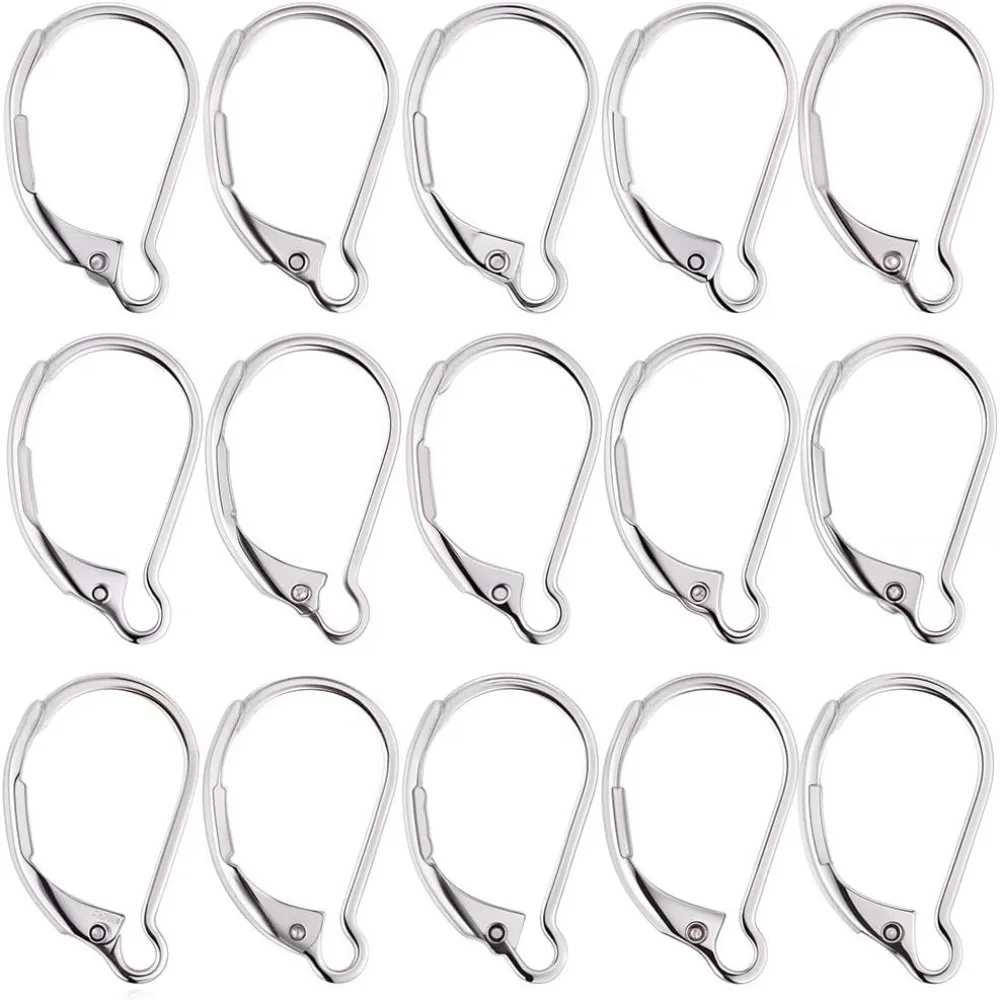 100Pcs Stainless Steel Earring Hooks Leverback Earring Findings Lever Back Earring Hooks French Ear Wire Hypoallergenic kit
100Pcs Stainless Steel Earring Hooks Leverback Earring Findings Lever Back Earring Hooks French Ear Wire Hypoallergenic kit