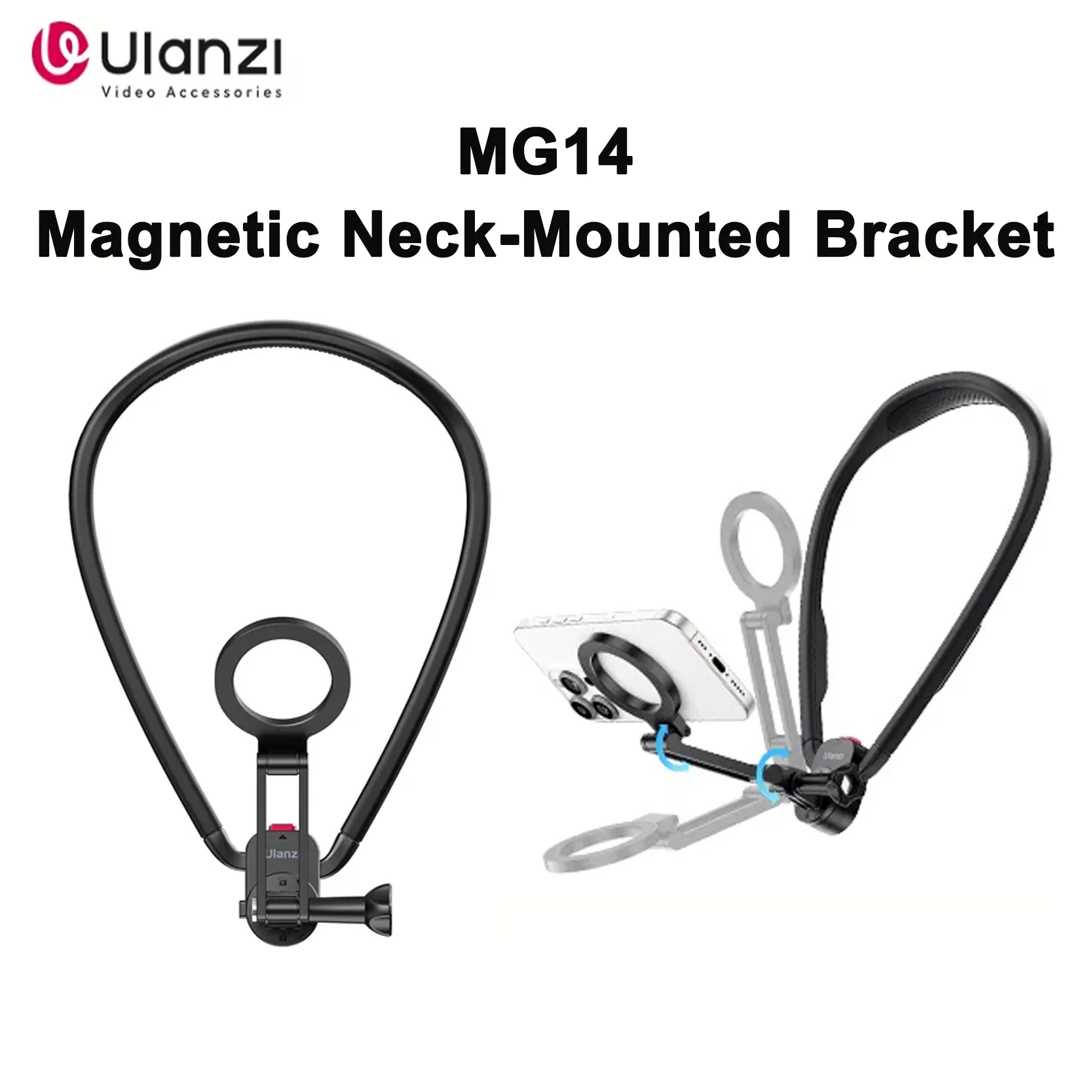 Original Ulanzi MG14 Magnetic Neck Mount Quick Release Adapter Base for iPhone GoPro Hero 13 Max DJI Osmo Action Accessories
Original Ulanzi MG14 Magnetic Neck Mount Quick Release Adapter Base for iPhone GoPro Hero 13 Max DJI Osmo Action Accessories