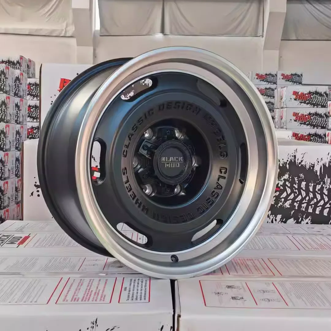 Hot Sale Classic retro style 17 inch 6 hole 8.5J wheel rims 6*139.7 wheel hub off-road wheels for Pickup Ford JEEP TANK
Hot Sale Classic retro style 17 inch 6 hole 8.5J wheel rims 6*139.7 wheel hub off-road wheels for Pickup Ford JEEP TANK