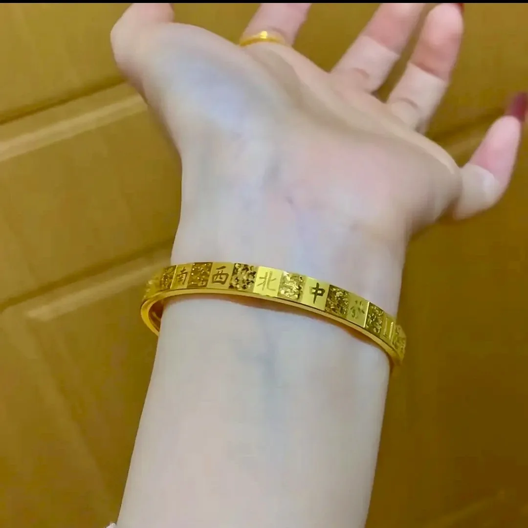 9999 24K real gold store same gold children's bracelet mahjong opening beautiful jewelry
9999 24K real gold store same gold children's bracelet mahjong opening beautiful jewelry