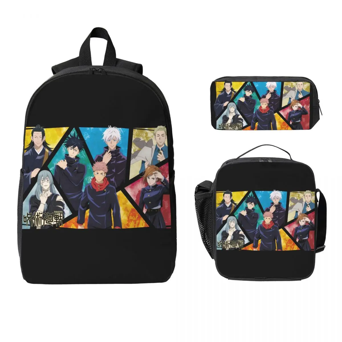 Megumi Besto Friendo Jujutsu Kaisen Sukuna аниме рюкзак для мальчиков и девочек BookBag школьная сумка 3 шт. изолированная сумка для обеда пенал
Megumi Besto Friendo Jujutsu Kaisen Sukuna аниме рюкзак для мальчиков и девочек BookBag школьная сумка 3 шт. изолированная сумка для обеда пенал