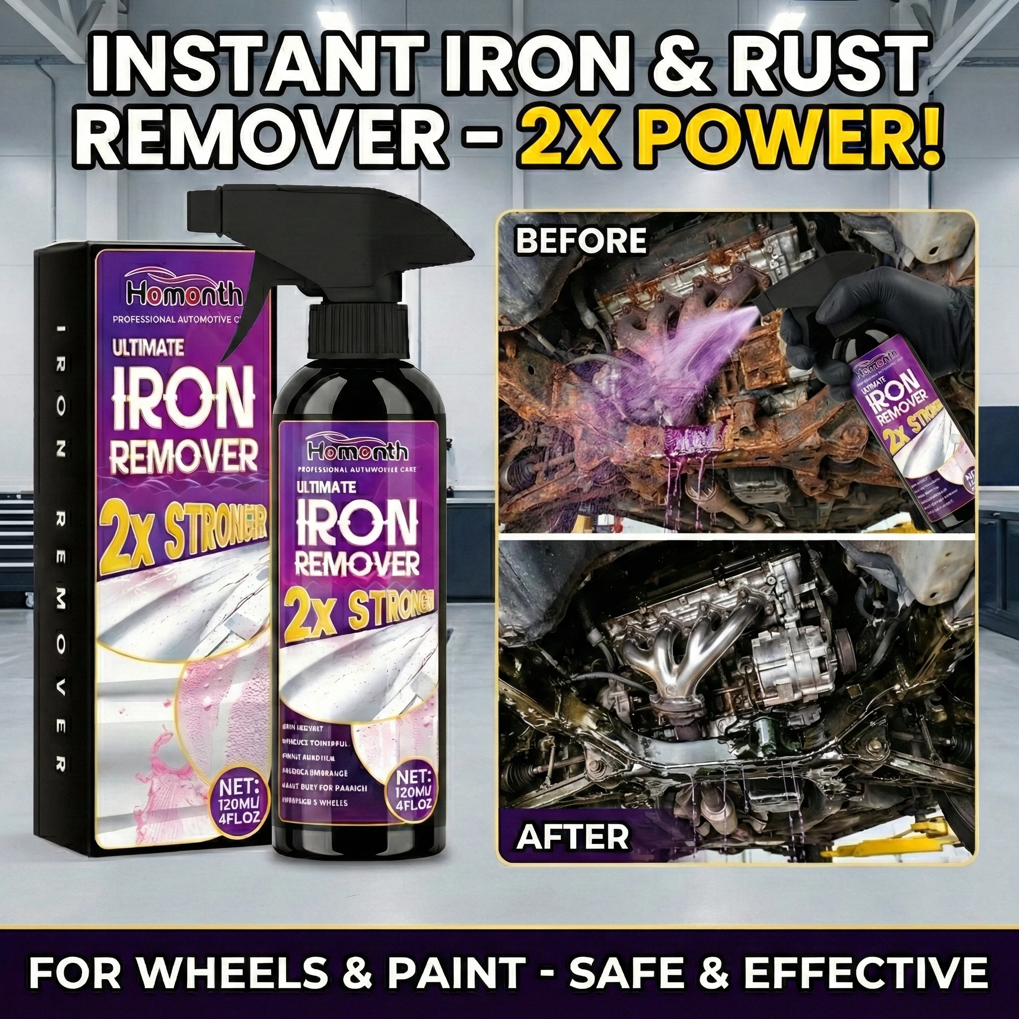Car rust removal spray can clean rust stains on the metal surface and has functions of lubrication and refurbishment
Car rust removal spray can clean rust stains on the metal surface and has functions of lubrication and refurbishment