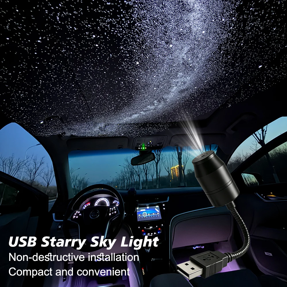 Car Interior Light Roof Star Light USB LED Starry Atmosphere Projector Decoration Night Party Decor Romantic Saturn Galaxy Light
Car Interior Light Roof Star Light USB LED Starry Atmosphere Projector Decoration Night Party Decor Romantic Saturn Galaxy Light