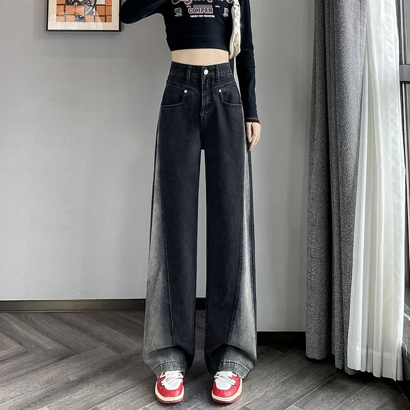 Winter Warm Contrast Fleece Lined Jeans Pant,Elegant Slim Straight Wide Leg Long Thermal Brushed Pants with Pocket Thick Women
Winter Warm Contrast Fleece Lined Jeans Pant,Elegant Slim Straight Wide Leg Long Thermal Brushed Pants with Pocket Thick Women