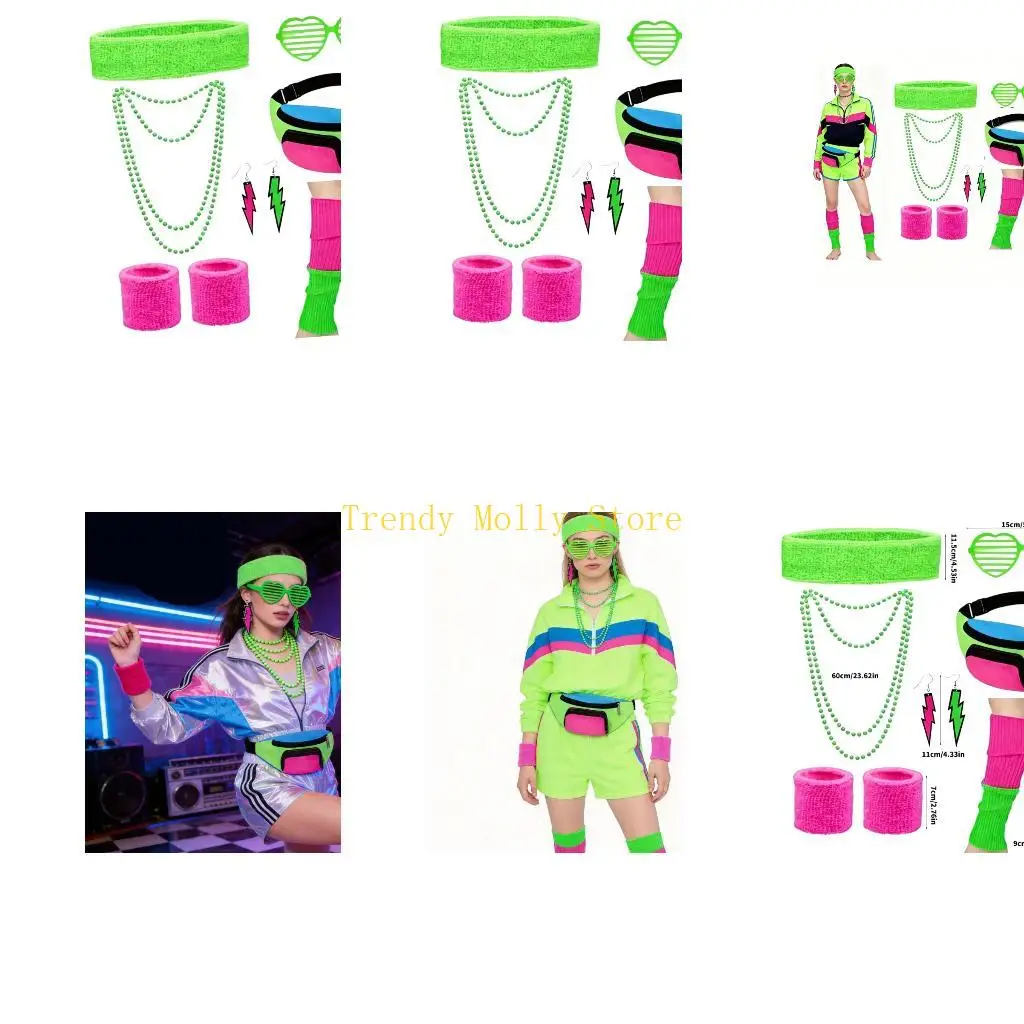 N5KB Fashion Disco Themed Costume Accessories For Adults Halloween And Photo Props
N5KB Fashion Disco Themed Costume Accessories For Adults Halloween And Photo Props