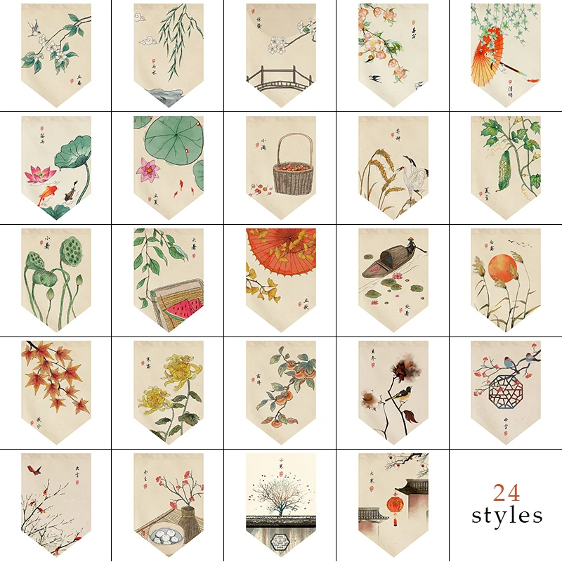 Chinese Ink Style Kitchen Partition 24 Solar Terms Half Curtain Tea Room Zen Hanging Flag Resturant Shop Decor Door Head Curtain
Chinese Ink Style Kitchen Partition 24 Solar Terms Half Curtain Tea Room Zen Hanging Flag Resturant Shop Decor Door Head Curtain