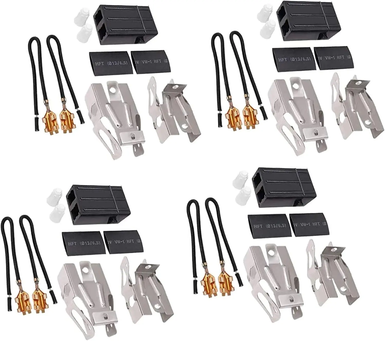 Upgraded 4Pack 330031 Range Burner Receptacle Kit by Beaquicy - Replacement for Whirl-pool Ken-more Range/Stove - Replaces 814399 5303935058 5301167733
Upgraded 4Pack 330031 Range Burner Receptacle Kit by Beaquicy - Replacement for Whirl-pool Ken-more Range/Stove - Replaces 814399 5303935058 5301167733