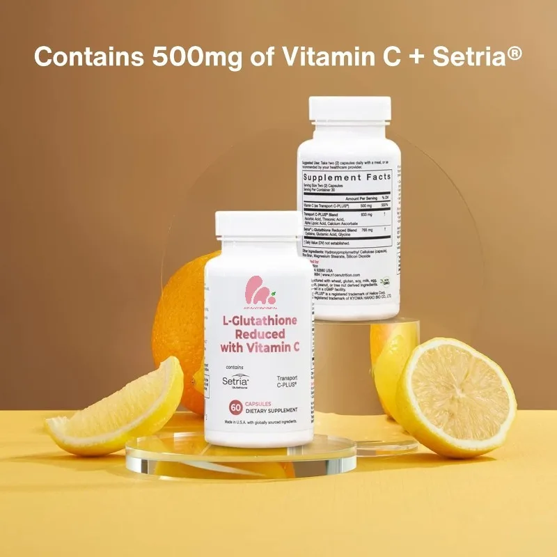 L-Glutathione 765 мг, содержащий витамину С 500 мг — спретии глутатиона, упрощенная смесь и транспортные капсулы C-Plus с витамином C-60
L-Glutathione 765 мг, содержащий витамину С 500 мг — спретии глутатиона, упрощенная смесь и транспортные капсулы C-Plus с витамином C-60