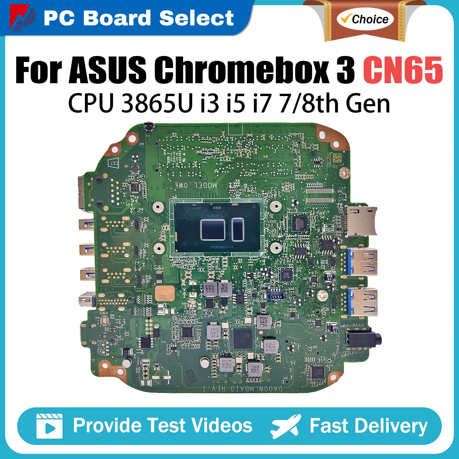For ASUS Chromebox 3 Mainboard DA00WLMBAI0 CN65 With i3 i5 i7-7th 8th Gen CPU Motherboard 100% Tested OK VivoMini UN65H UN65
For ASUS Chromebox 3 Mainboard DA00WLMBAI0 CN65 With i3 i5 i7-7th 8th Gen CPU Motherboard 100% Tested OK VivoMini UN65H UN65