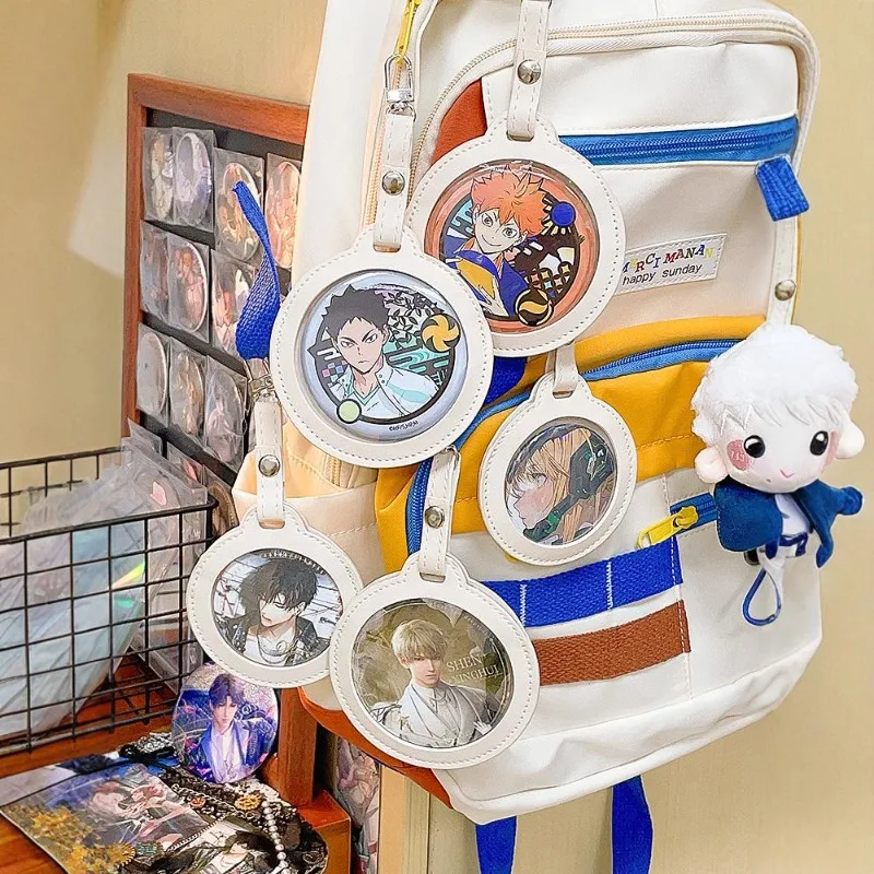 1Pc White PU Leather Protective Cover for 58/75mm Pin Badge Tinplate Badges Display Pendant for Game Anime Ita Bag Backpack
1Pc White PU Leather Protective Cover for 58/75mm Pin Badge Tinplate Badges Display Pendant for Game Anime Ita Bag Backpack