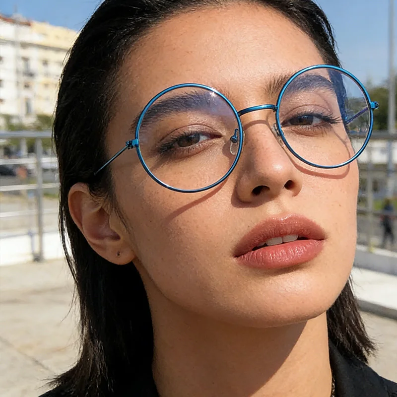 Anti Blue Light Glasses Exquisite Round Metal Eyeglasses Women Men Small Fresh Luxury Eyewear Blue Light Blocking Computer Glass
Anti Blue Light Glasses Exquisite Round Metal Eyeglasses Women Men Small Fresh Luxury Eyewear Blue Light Blocking Computer Glass