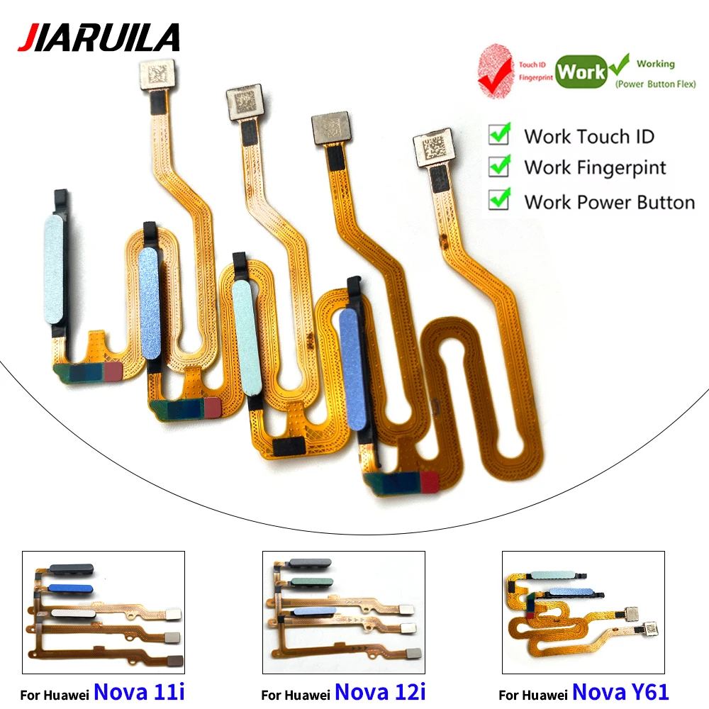 Fingerprint Sensor Flex Ribbon Cable For Huawei Nova 11i 12i Y61 Home Return Key Menu Power ON / OFF Button Fingerprint Cable
Fingerprint Sensor Flex Ribbon Cable For Huawei Nova 11i 12i Y61 Home Return Key Menu Power ON / OFF Button Fingerprint Cable
