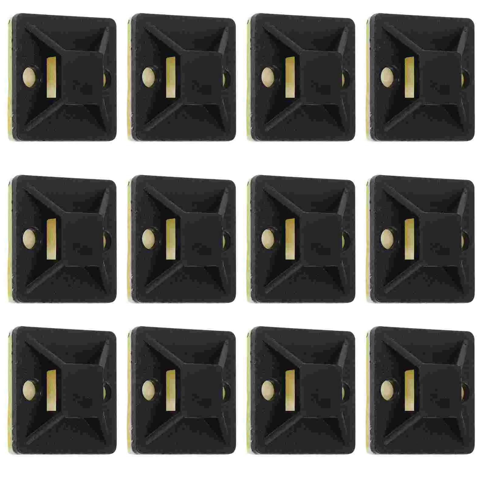 100 Pcs Self-adhesive Tape Cable Tie Base Holders for Cords Glue Mounts Adhesive-backed
100 Pcs Self-adhesive Tape Cable Tie Base Holders for Cords Glue Mounts Adhesive-backed