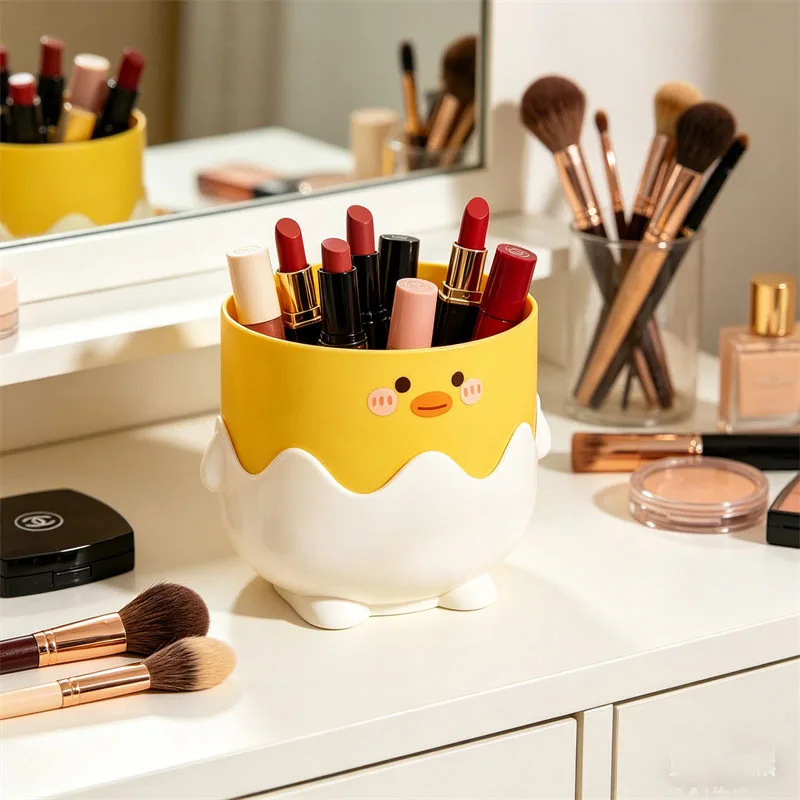 Kawaii Chick Shaped Makeup Brush Holder Cute Cosmetic Tools Storage Bucket for Lipsticks & Brushes No Divider Desktop Organizer
Kawaii Chick Shaped Makeup Brush Holder Cute Cosmetic Tools Storage Bucket for Lipsticks & Brushes No Divider Desktop Organizer