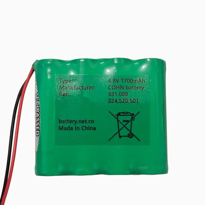 4.8v 1700mAh 331.009 224.520.501 Rechargeable Lithium Battery Pack
4.8v 1700mAh 331.009 224.520.501 Rechargeable Lithium Battery Pack