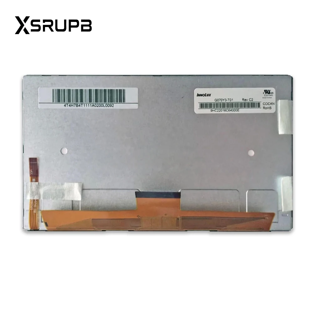 7-дюймовый ЖК-дисплей G070Y3-T01 Rev. C2 800x480 для автомобильной навигации, GPS, промышленный дисплей управления, сенсорный дисплей устройства
7-дюймовый ЖК-дисплей G070Y3-T01 Rev. C2 800x480 для автомобильной навигации, GPS, промышленный дисплей управления, сенсорный дисплей устройства