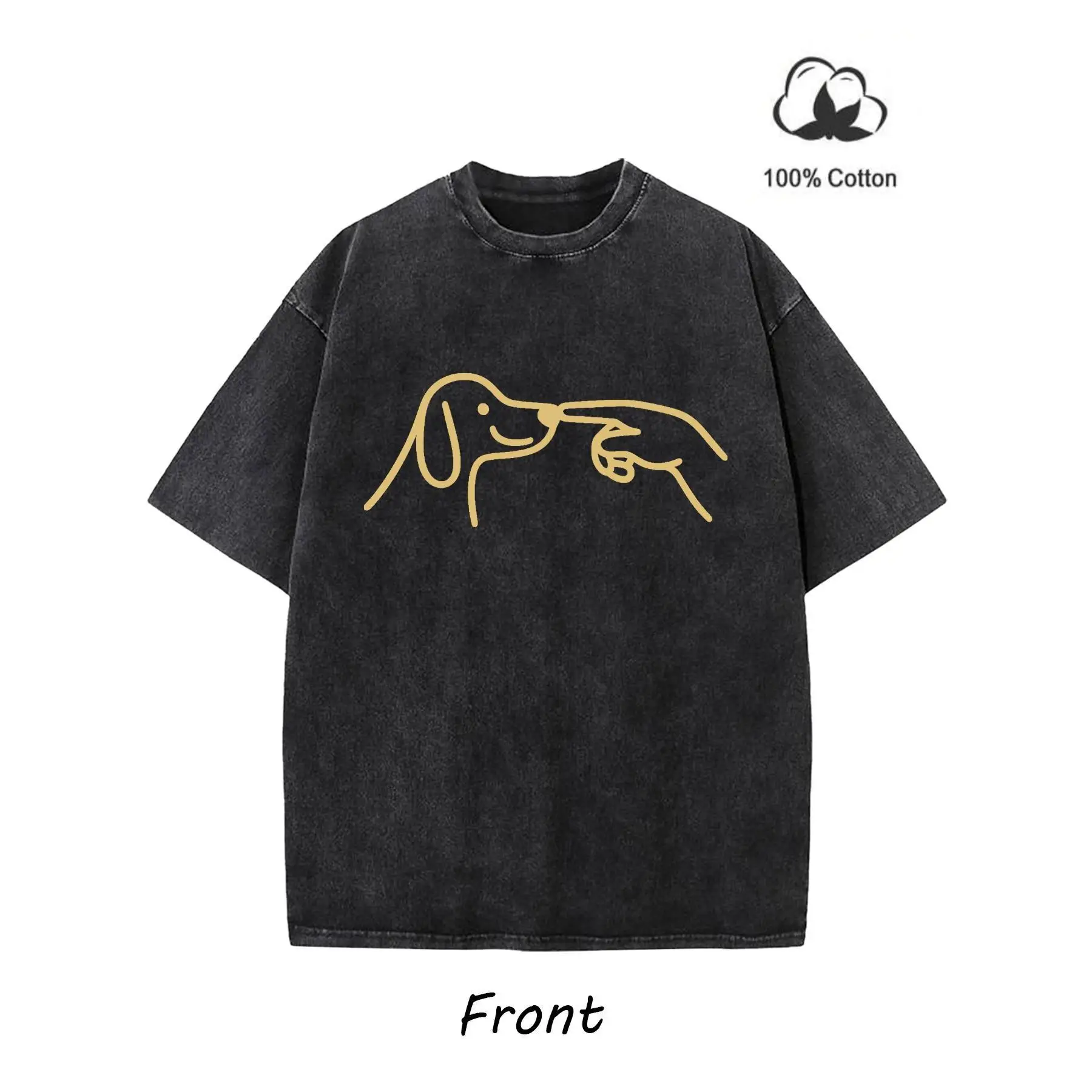 Women Retro Doggo Sniff Finger Tee, Acid Wash Comfort Fit Shirt, Cute Puppy Outline Art, Gift for Animal Enthusiast
Women Retro Doggo Sniff Finger Tee, Acid Wash Comfort Fit Shirt, Cute Puppy Outline Art, Gift for Animal Enthusiast