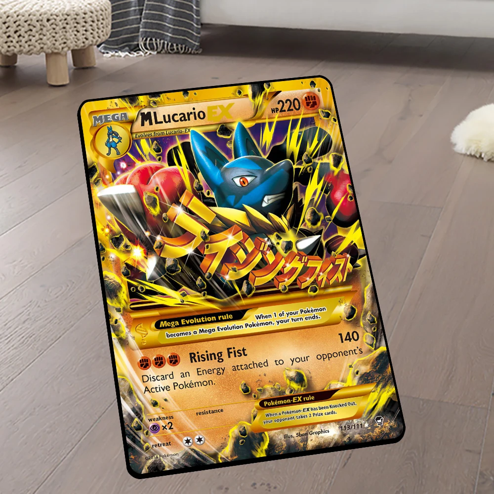 Ковер с изображением покемона, мягкий пушистый нескользящий напольный коврик, декор детской комнаты Sylveon Lucario Charizard, подарок для фанатов аниме, быстрая доставка
Ковер с изображением покемона, мягкий пушистый нескользящий напольный коврик, декор детской комнаты Sylveon Lucario Charizard, подарок для фанатов аниме, быстрая доставка