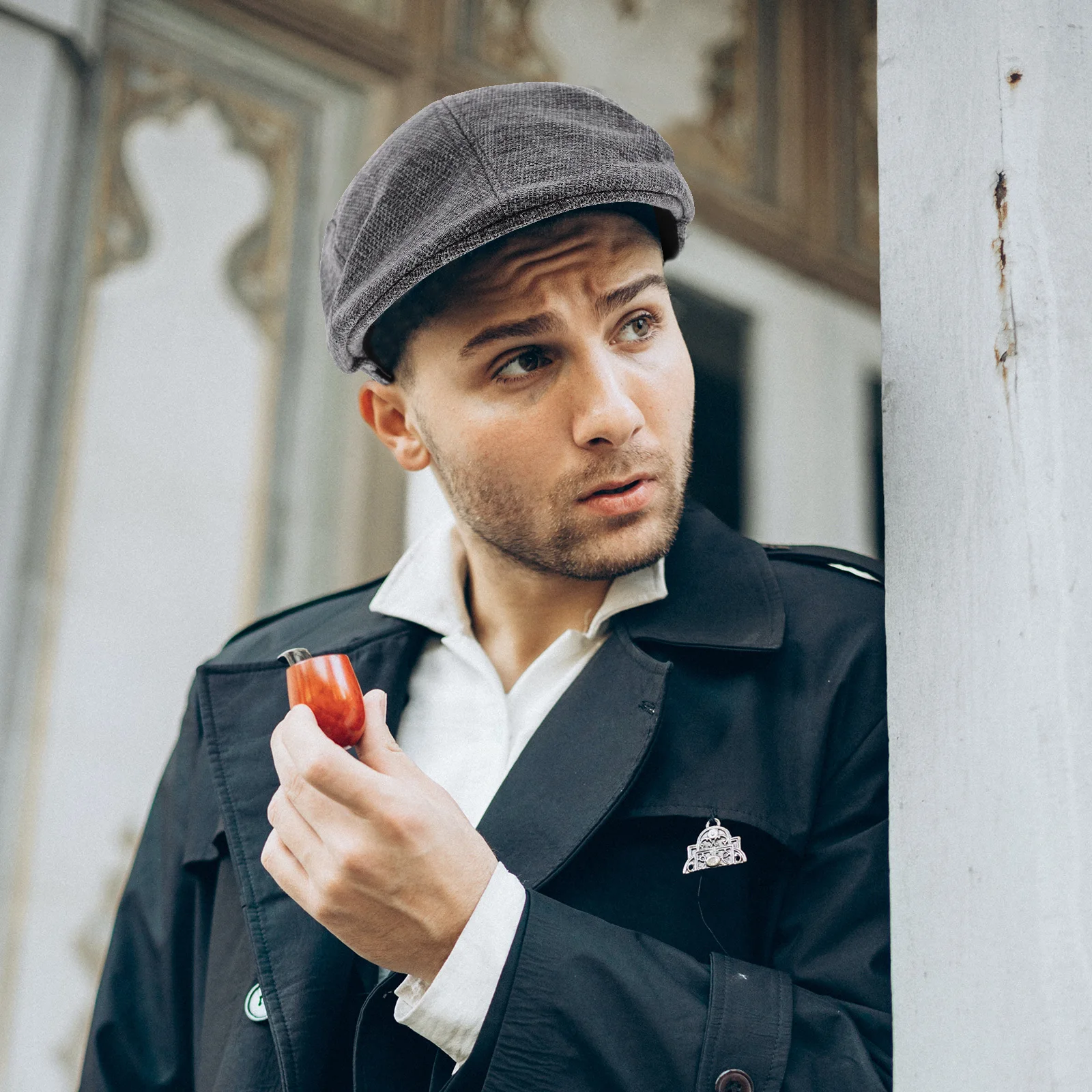 Men Adjustable Dark Gray Breathable Cotton Newsboy Hat Flat Beret Cap Casual Outdoor Vacation Flat Hats for Men
Men Adjustable Dark Gray Breathable Cotton Newsboy Hat Flat Beret Cap Casual Outdoor Vacation Flat Hats for Men