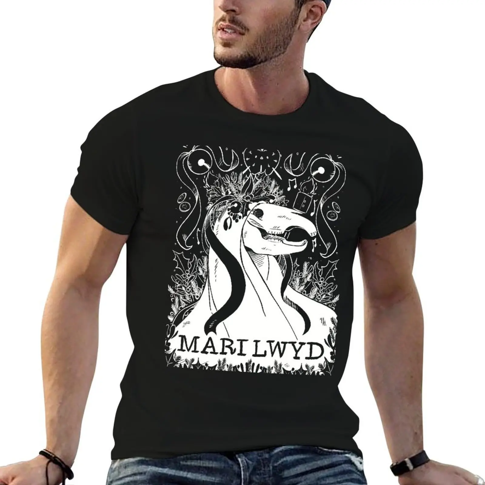 Mari Lwyd T-Shirt man t shirt heavy cotton t shirts for man graphic vintage t shirt men 100% cotton luxury brand T-shirt
Mari Lwyd T-Shirt man t shirt heavy cotton t shirts for man graphic vintage t shirt men 100% cotton luxury brand T-shirt