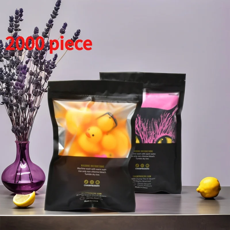 20 00piece.Custom.Custom Printed Logo Zip Lock Poly Doypack 3 Side Seal Mylar Bag Pouch Clothing Underwear and Shoes Packagi
20 00piece.Custom.Custom Printed Logo Zip Lock Poly Doypack 3 Side Seal Mylar Bag Pouch Clothing Underwear and Shoes Packagi