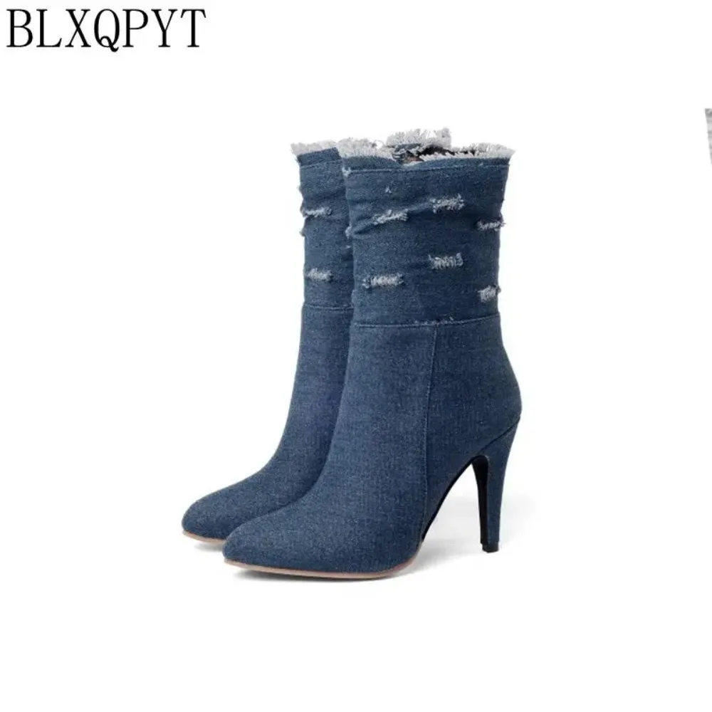 BLXQPYT Ankle Boot Women Autumn Winter Warm Plush Pointed Toe High Heels Inner Zipper Shhort Bootie Plus Big Size 50 51 52 Y72
BLXQPYT Ankle Boot Women Autumn Winter Warm Plush Pointed Toe High Heels Inner Zipper Shhort Bootie Plus Big Size 50 51 52 Y72