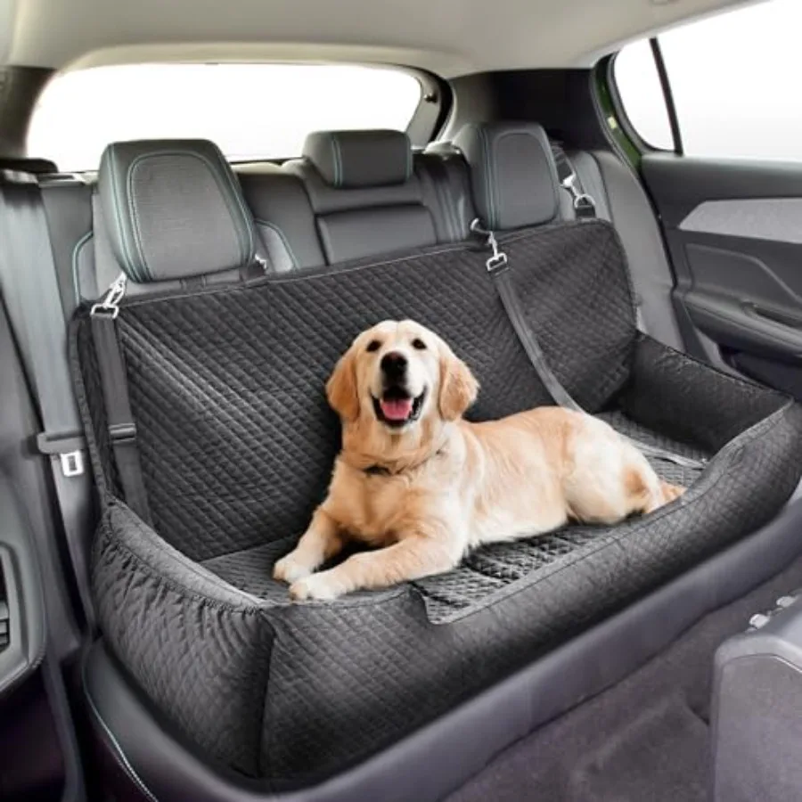 Dog Car Seat Bed for Large Under 100lbs Dogs Fully Detachable and Washable Car Bed with Safety Tethers Comfortable Dog Protecto
Dog Car Seat Bed for Large Under 100lbs Dogs Fully Detachable and Washable Car Bed with Safety Tethers Comfortable Dog Protecto