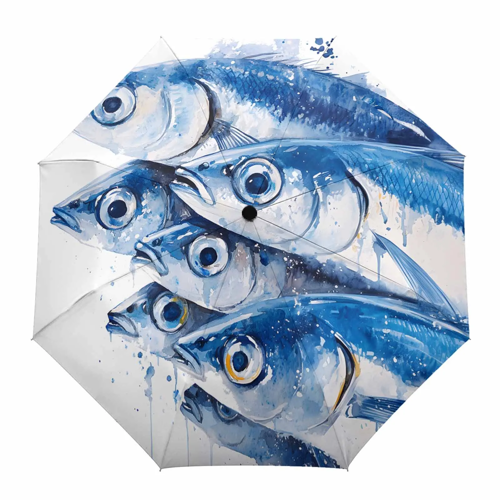 Акварель Ocean Fish Surreal креативный автоматический складной зонт от дождя женский ветрозащитный зонтик Parapluie
Акварель Ocean Fish Surreal креативный автоматический складной зонт от дождя женский ветрозащитный зонтик Parapluie