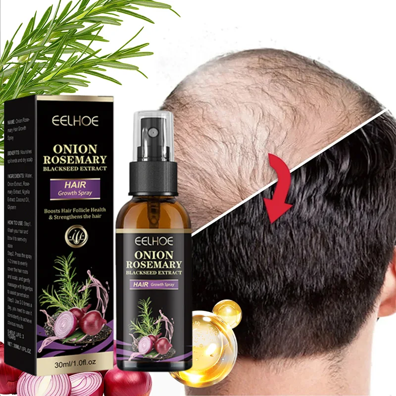 30ml Onion Rosemary Anti-Hair Loss Serum Rapid Hair Growth Conditioning Spray (for Men & Women)
30ml Onion Rosemary Anti-Hair Loss Serum Rapid Hair Growth Conditioning Spray (for Men & Women)