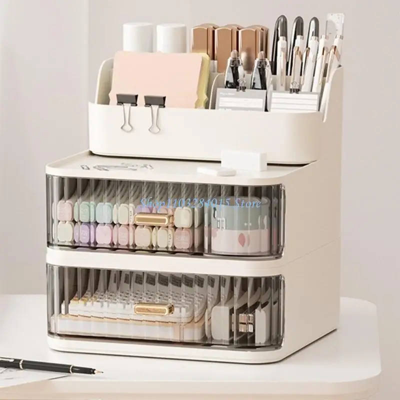 R6FF Desktop Cosmetics Organiser with Clear Drawer Space Saving Stackable Plastic Storage Box For Makeup Tool School Supplies
R6FF Desktop Cosmetics Organiser with Clear Drawer Space Saving Stackable Plastic Storage Box For Makeup Tool School Supplies