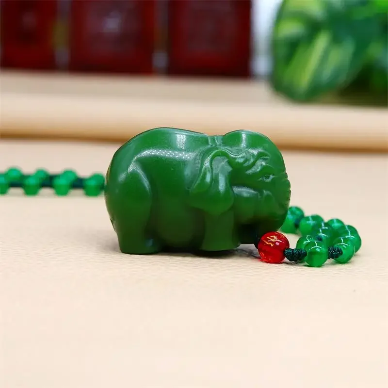 Jade Elephant Pendant Fashion Necklace Luxury Accessories Gifts for Women Necklaces Natural Charm Amulet Gift Jewelry Green Men
Jade Elephant Pendant Fashion Necklace Luxury Accessories Gifts for Women Necklaces Natural Charm Amulet Gift Jewelry Green Men