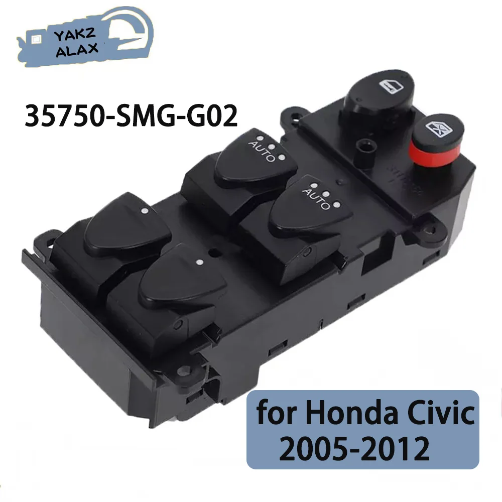 35750-SMG-G02 for Honda Civic 2005-2012 Front Left Electric Window Control Switch with 2Auto 35750-SMG-G022-M1 Car Accessories
35750-SMG-G02 for Honda Civic 2005-2012 Front Left Electric Window Control Switch with 2Auto 35750-SMG-G022-M1 Car Accessories