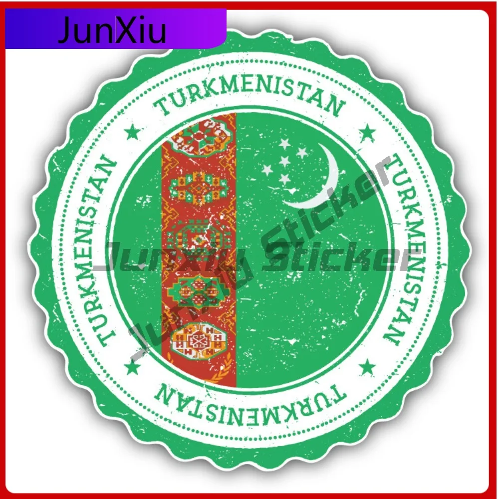 Turkmenistan Flag Creative Sticker Stamp Car Decal Bumper Stickers Cool Style Car Use For Helmet Side Automotive Decor Scratc
Turkmenistan Flag Creative Sticker Stamp Car Decal Bumper Stickers Cool Style Car Use For Helmet Side Automotive Decor Scratc