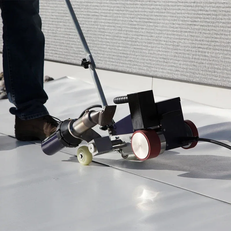RW3400 Automatic Roofing Welder, TPO/PVC Floor Edge Sealer, 3500W Hot Air Welder, Hot Air Gun, Geomembrane Welder
RW3400 Automatic Roofing Welder, TPO/PVC Floor Edge Sealer, 3500W Hot Air Welder, Hot Air Gun, Geomembrane Welder
