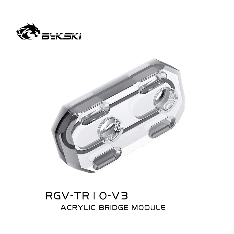 Bykski Acrylic Block Use for Adjust Distance for Acrylic Distro Plate / Modify Position in Waterway / Terminal Block RGV-TR10-V3
Bykski Acrylic Block Use for Adjust Distance for Acrylic Distro Plate / Modify Position in Waterway / Terminal Block RGV-TR10-V3