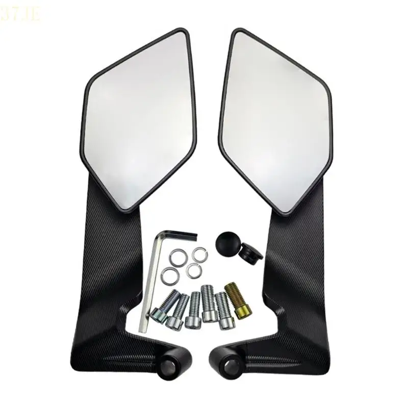 37JE 1 Pair Sport Bikes Motorcycle Mirrors Providing Enhances Safety and Clear Views
37JE 1 Pair Sport Bikes Motorcycle Mirrors Providing Enhances Safety and Clear Views