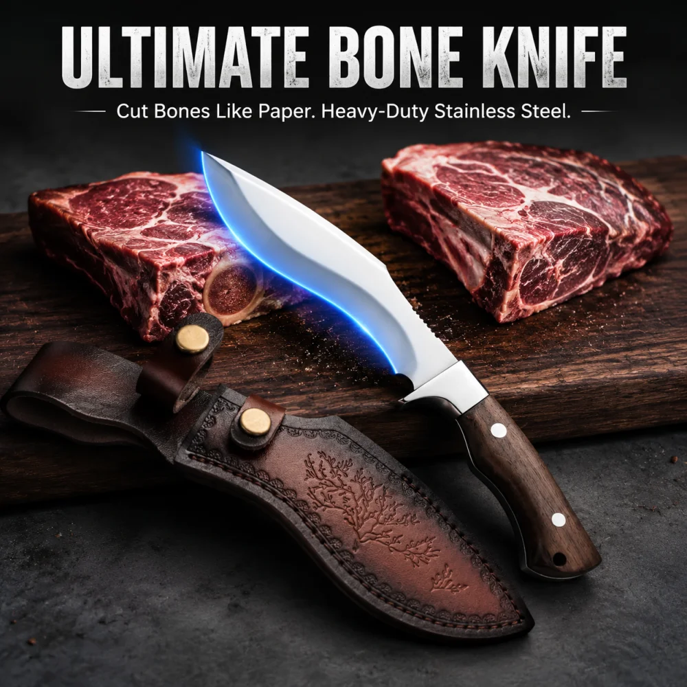 Stainless Steel Butcher knife with Wood Handle Sharp Meat Knife Used for Cutting Bones Boning Knife Kitchen Chef Butcher's Knife
Stainless Steel Butcher knife with Wood Handle Sharp Meat Knife Used for Cutting Bones Boning Knife Kitchen Chef Butcher's Knife