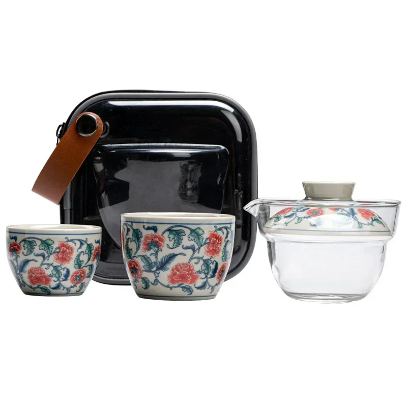 Two Cups In A Pot Retro Tea Cups Set Chinese Ceramic Portable Travel Storage Bag Handpainted Tea Pot Best Gift
Two Cups In A Pot Retro Tea Cups Set Chinese Ceramic Portable Travel Storage Bag Handpainted Tea Pot Best Gift